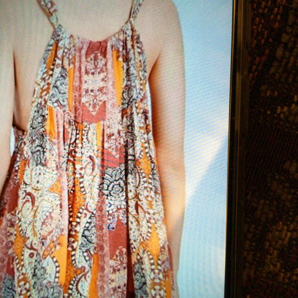 โ๏ธHP๐Free People Count me In Trapeze floral dress - Picture 2 of 10